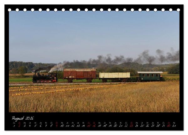 Produktbild: Faszination Dampflokomotive (Tischkalender 2026 DIN A5 quer), CALVENDO Monatskalender