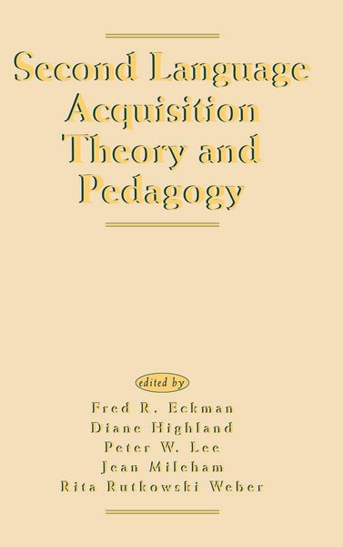 Produktbild: Second Language Acquisition Theory and Pedagogy
