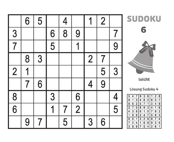 Produktbild: Pocket-Buch Weihnachtsausgabe Sudoku