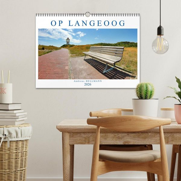 Produktbild: OP LANGEOOG (Wandkalender 2026 DIN A3 quer), CALVENDO Monatskalender