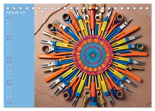 Produktbild: Werkzeug-Magie (Tischkalender 2026 DIN A5 quer), CALVENDO Monatskalender