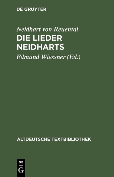Produktbild: Die Lieder Neidharts