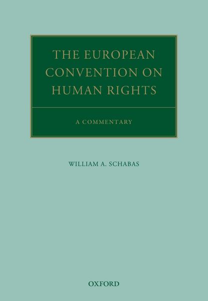 Produktbild: The European Convention on Human Rights