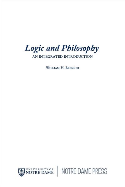 Produktbild: Logic and Philosophy