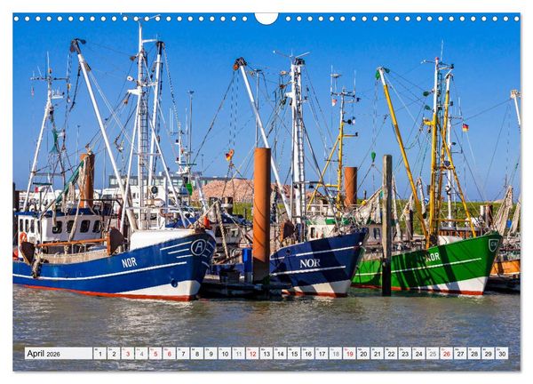 Produktbild: An der Nordsee, Urlaub im Norden Deutschlands (Wandkalender 2026 DIN A3 quer), CALVENDO Monatskalender