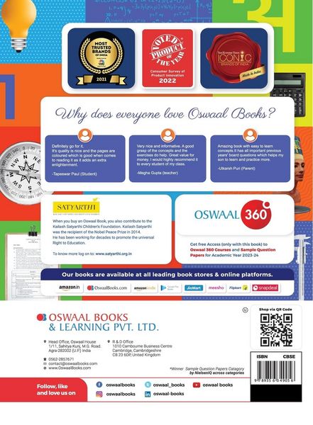 Produktbild: Oswaal CBSE Class 10 Computer Application Question Bank (2024 Exam)