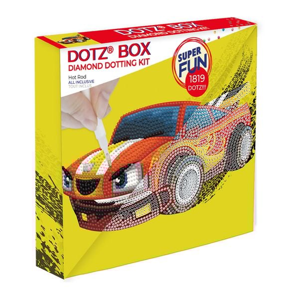 Diamond Dotz Rennauto