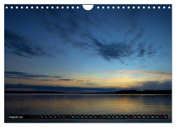 Produktbild: FINNLAND &ndash; Traumhafte Landschaften (CH - Version) (Wandkalender 2026 DIN A4 quer), CALVENDO Monatskalender