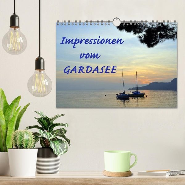 Produktbild: Impressionen vom Gardasee (Wandkalender 2026 DIN A4 quer), CALVENDO Monatskalender