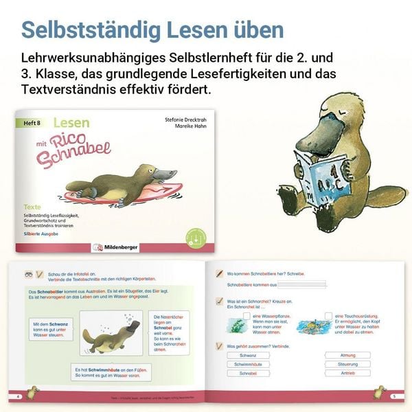 Produktbild: Lesen mit Rico Schnabel, Heft 8: Texte
