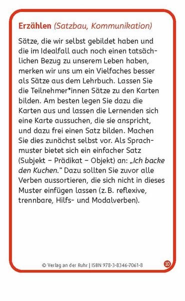 Produktbild: Verben: Set 2 - Deutsch, Englisch, Franz&ouml;sisch und Arabisch