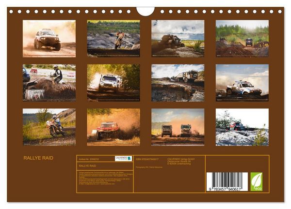 Produktbild: RALLYE RAID (Wandkalender 2026 DIN A4 quer), CALVENDO Monatskalender