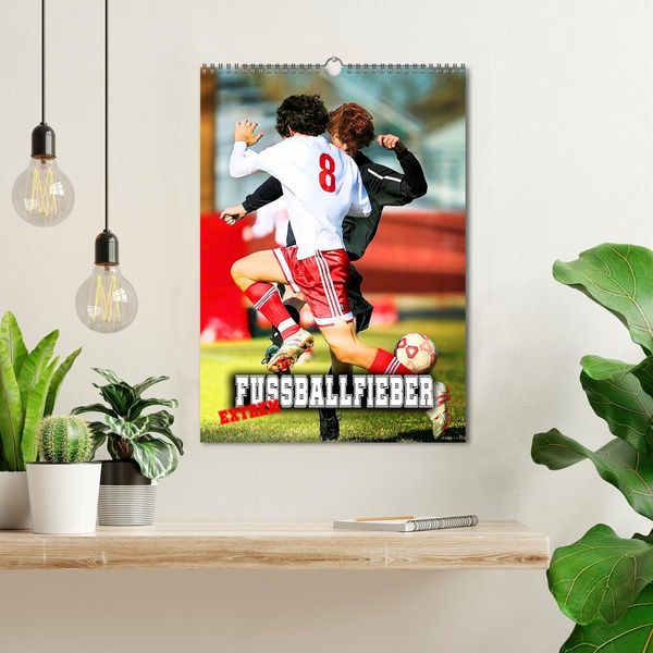 Produktbild: Fu&szlig;ballfieber extrem (Wandkalender 2026 DIN A3 hoch), CALVENDO Monatskalender