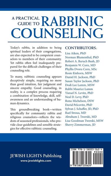 Produktbild: A Practical Guide to Rabbinic Counseling