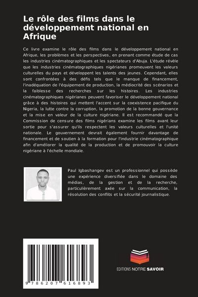 Produktbild: Le r&ocirc;le des films dans le d&eacute;veloppement national en Afrique