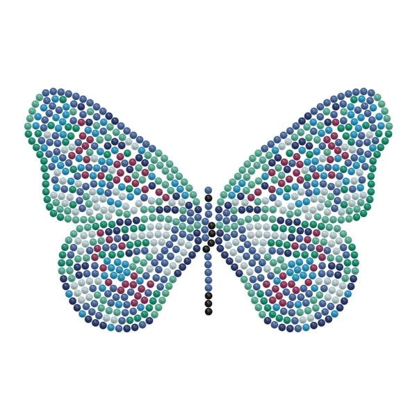 Produktbild: DOTZIES BY DIAMOND DOTZ - Diamond Painting Etui Schmetterling