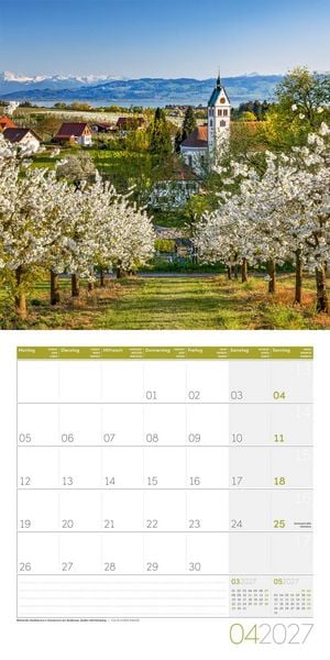 Produktbild: Deutschland Kalender 2027 - 30x30 - Art12