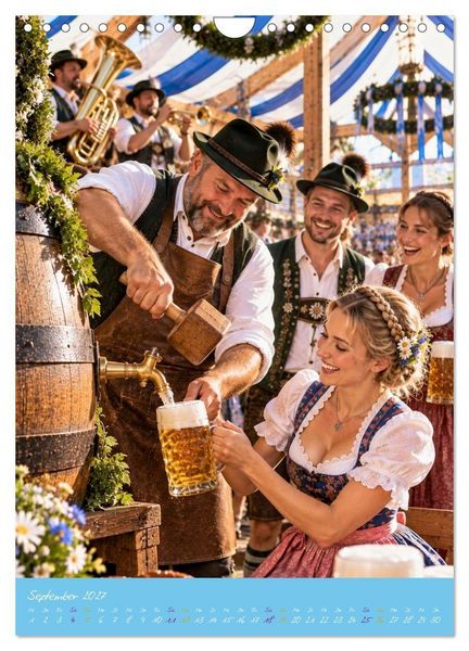 Produktbild: M&uuml;nchner Festzauber - Bayerische Lebensfreude in 12 besonderen Momenten (Wandkalender 2027 DIN A4 hoch), CALVENDO Monatskalender