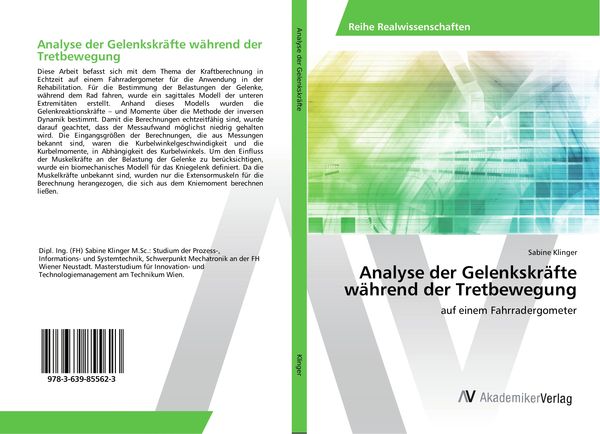 Produktbild: Analyse der Gelenkskr&auml;fte w&auml;hrend der Tretbewegung