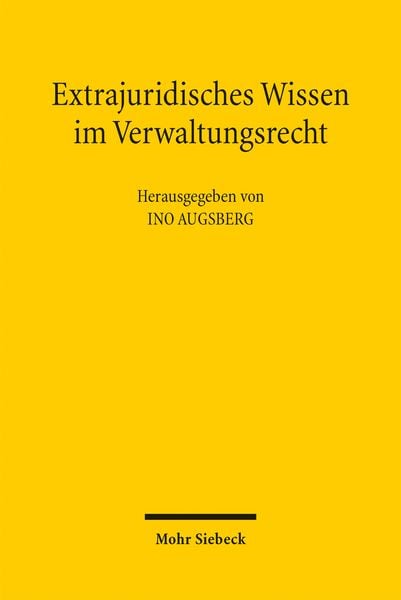 Produktbild: Extrajuridisches Wissen im Verwaltungsrecht