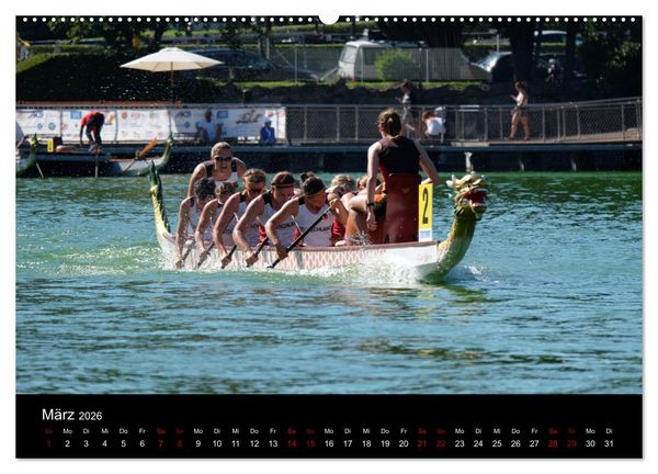 Produktbild: Drachenboot - MissionRome (hochwertiger Premium Wandkalender 2026 DIN A2 quer), Kunstdruck in Hochglanz