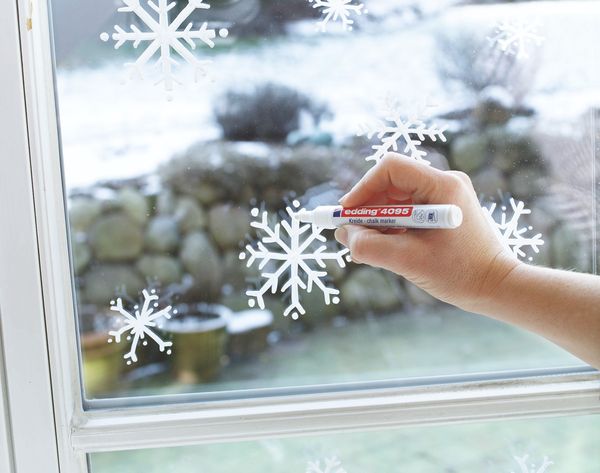 Edding 4095 Kreidemarker Window Marker 2-3mm schwarz