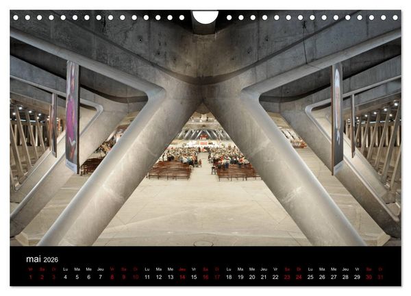Produktbild: Un jour Lourdes (Calendrier mural 2026 DIN A4 vertical), CALVENDO calendrier mensuel