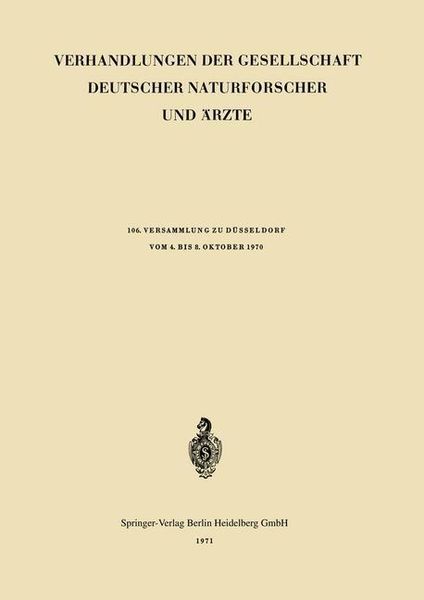 Produktbild: Verhandlungen der Gesellschaft Deutscher Naturforscher und &Auml;rzte