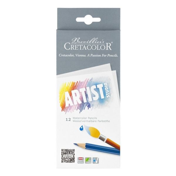 Produktbild: Cretacolor Buntstifte wasservermalbar, 12er Set