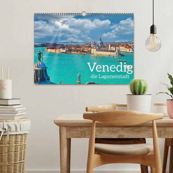 Produktbild: Venedig - Die Lagunenstadt (Wandkalender 2026 DIN A3 quer), CALVENDO Monatskalender