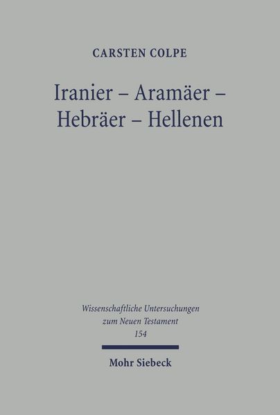 Produktbild: Iranier - Aram&auml;er - Hebr&auml;er - Hellenen