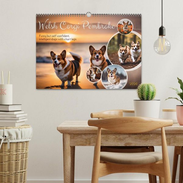 Produktbild: Welsh Corgi Pembroke (Wall Calendar 2026 DIN A3 landscape), CALVENDO 12 Month Wall Calendar