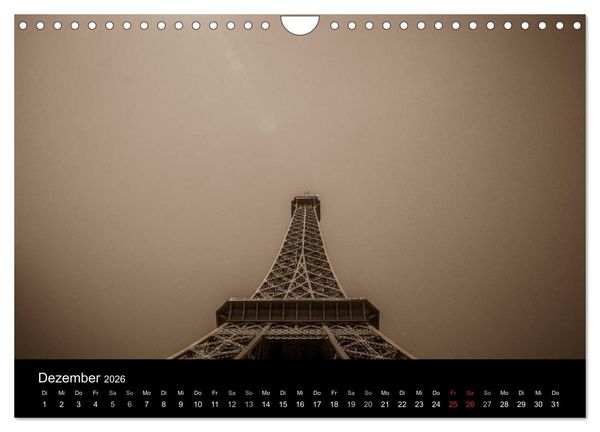 Produktbild: Paris (Wandkalender 2026 DIN A4 quer), CALVENDO Monatskalender