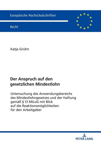 Produktbild: Der Anspruch auf den gesetzlichen Mindestlohn