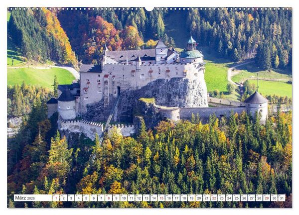Produktbild: Die Festung Hohenwerfen (Wandkalender 2026 DIN A2 quer), CALVENDO Monatskalender
