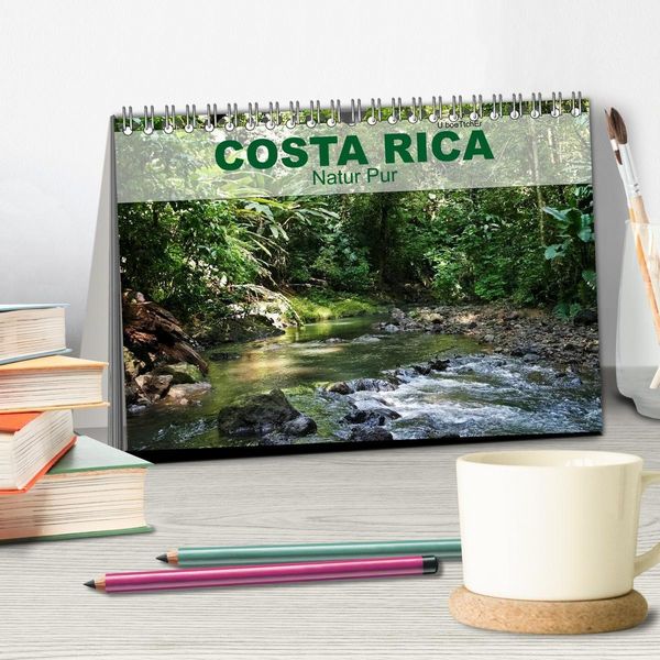 Produktbild: Costa Rica - Natur Pur (Tischkalender 2027 DIN A5 quer), CALVENDO Monatskalender