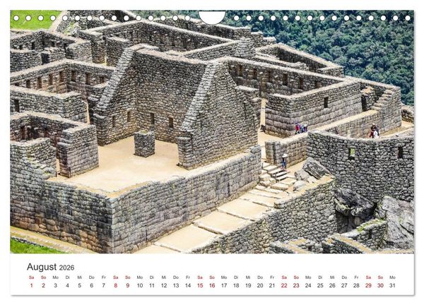 Produktbild: Macchu Picchu (Wandkalender 2026 DIN A4 quer), CALVENDO Monatskalender