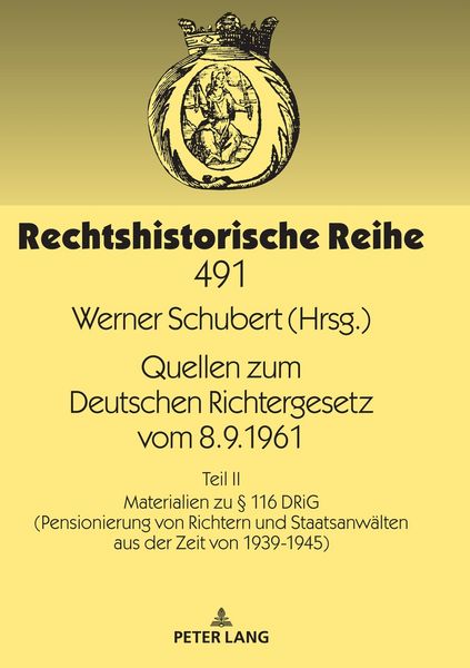 Produktbild: Quellen zum Deutschen Richtergesetz vom 8.9.1961