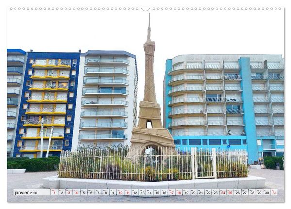 Produktbild: Le Touquet-Paris-Plage - Perle de la c&ocirc;te d'Opale (Calendrier mural 2026 DIN A2 vertical), CALVENDO calendrier mensuel