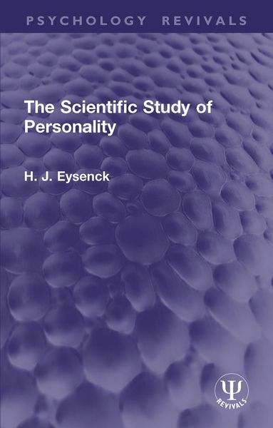 Produktbild: The Scientific Study of Personality