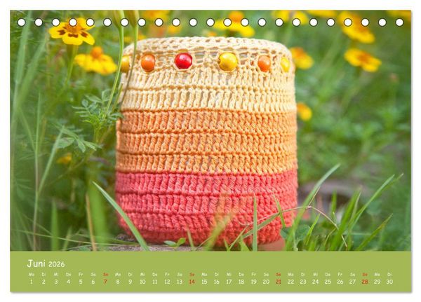 Produktbild: Aus Liebe zum H&auml;keln (Tischkalender 2026 DIN A5 quer), CALVENDO Monatskalender