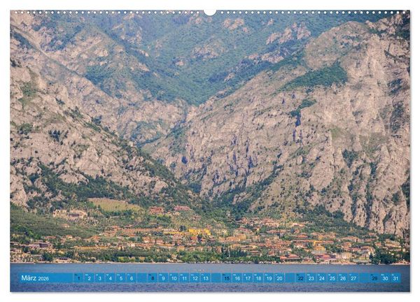 Produktbild: Gardasee. Lago di Garda (hochwertiger Premium Wandkalender 2026 DIN A2 quer), Kunstdruck in Hochglanz