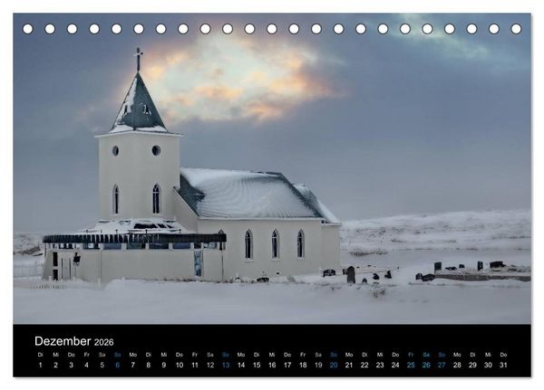 Produktbild: Island - wundervolle Weite (Tischkalender 2026 DIN A5 quer), CALVENDO Monatskalender