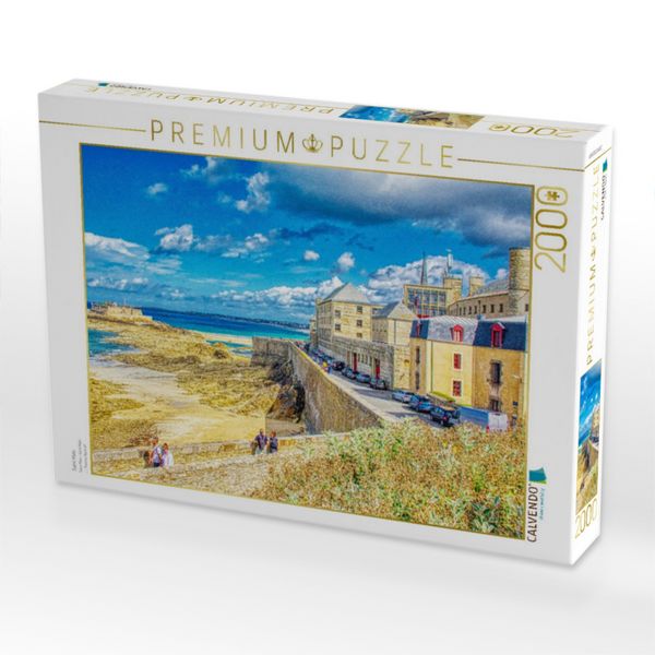 Produktbild: CALVENDO Puzzle Saint Malo | 2000 Teile Lege-Gr&ouml;&szlig;e 90x67cm Foto-Puzzle f&uuml;r gl&uuml;ckliche Stunden