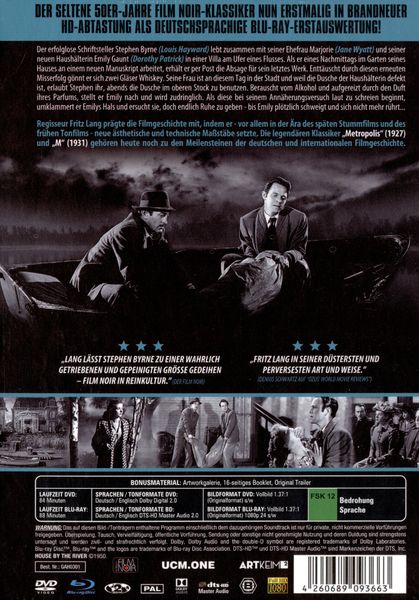 Produktbild: Das Todeshaus am Fluss - Kinofassung - Limited Mediabook mit Blu-ray+DVD+Booklet, auf 500 St&uuml;ck limitiert