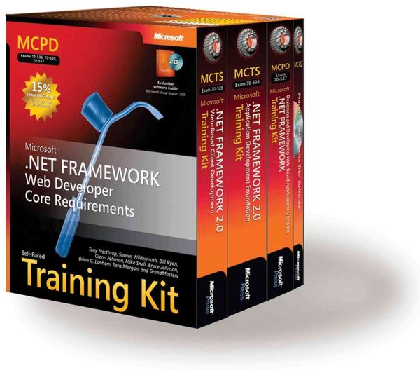 Produktbild: McPd Self-Paced Training Kit (Exams 70-536, 70-528, 70-547): Microsoft .Net Framework Web Developer Core Requirements: Microsoft .Net Framework Web De