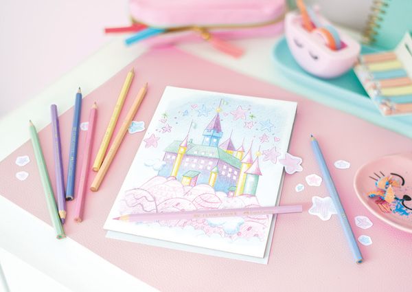 Produktbild: Faber-Castell Buntstifte Castle, Pastell, 10er Set
