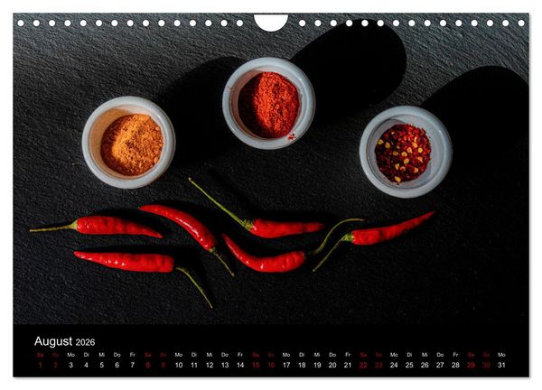 Produktbild: Spice Art - Gew&uuml;rze in Szene gesetzt (Wandkalender 2026 DIN A4 quer), CALVENDO Monatskalender