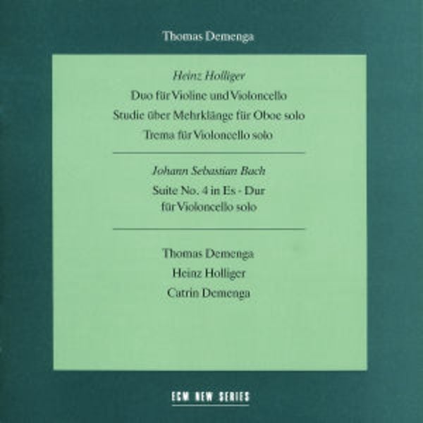 Demenga, T: Musik von Bach und Holliger