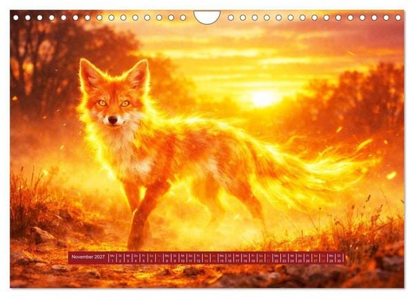 Produktbild: UNsichtbare Tiere - Eine poetische Sammlung aus Licht, Nebel und Fantasie (Wandkalender 2027 DIN A4 quer), CALVENDO Monatskalender